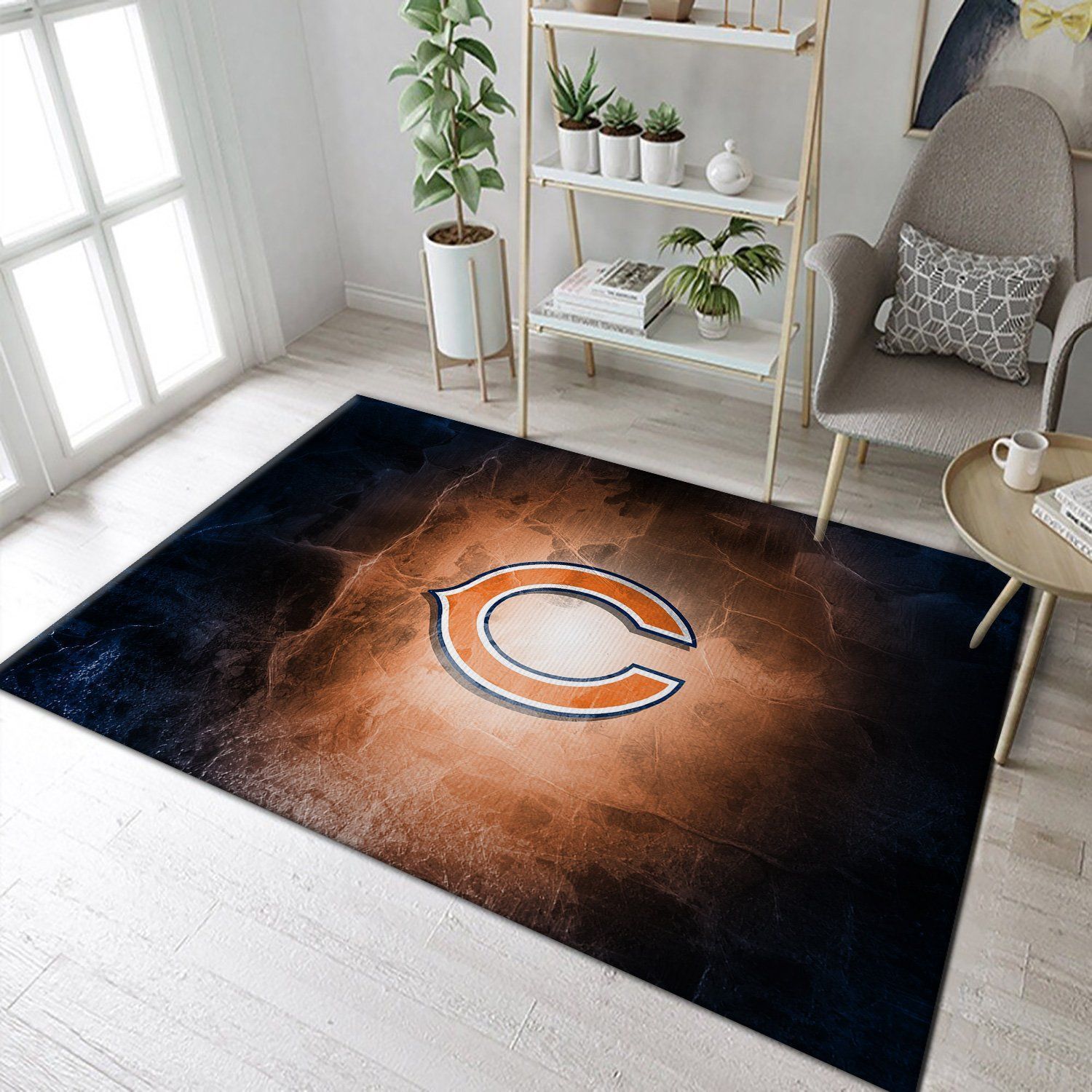 Chicago Bears Area Rug Nfl Football Floor Decor 1910071 - Indoor Outdoor Rugs