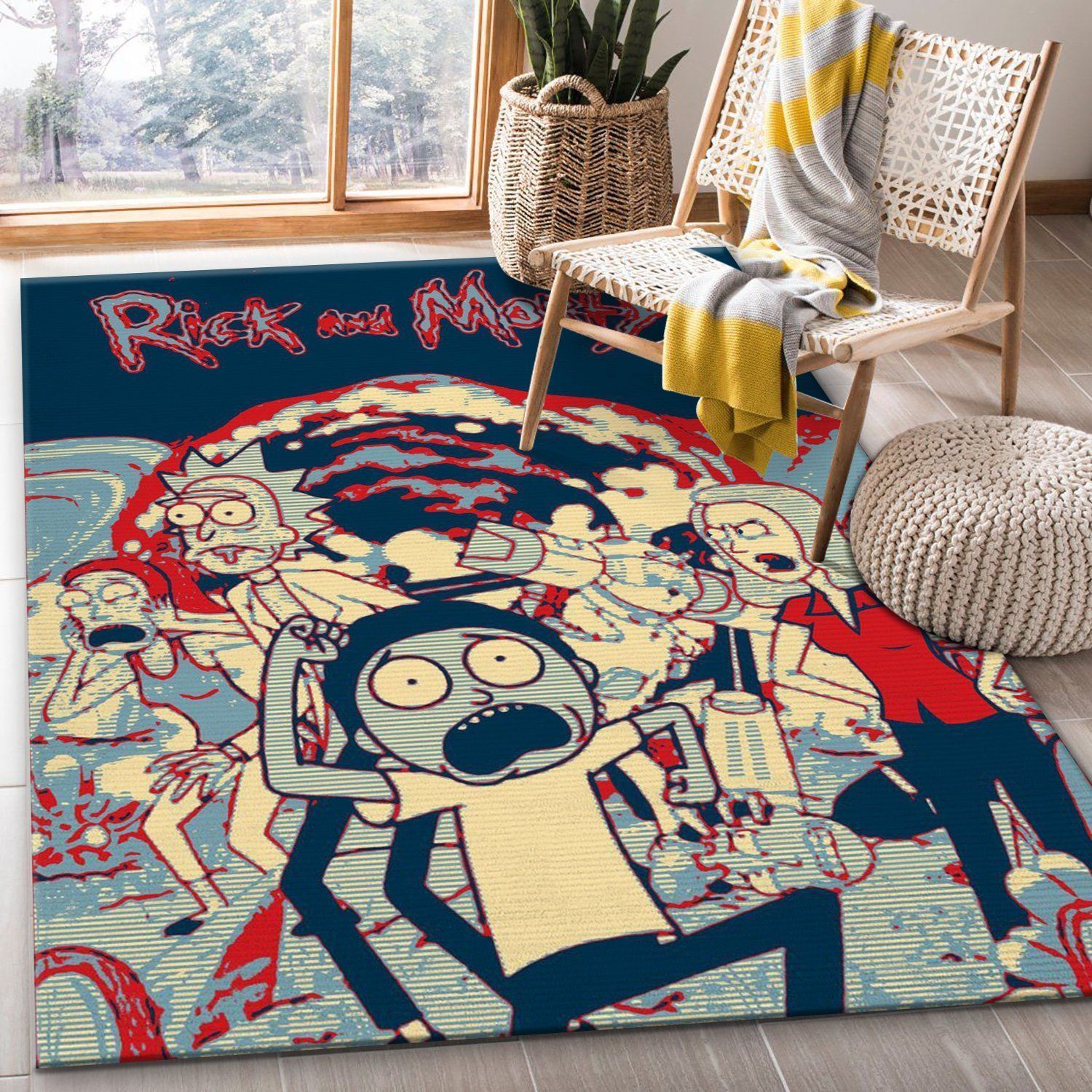 Rick And Morty I Noel Gift Rug Bedroom Rug Home Decor Floor Decor - Indoor Outdoor Rugs