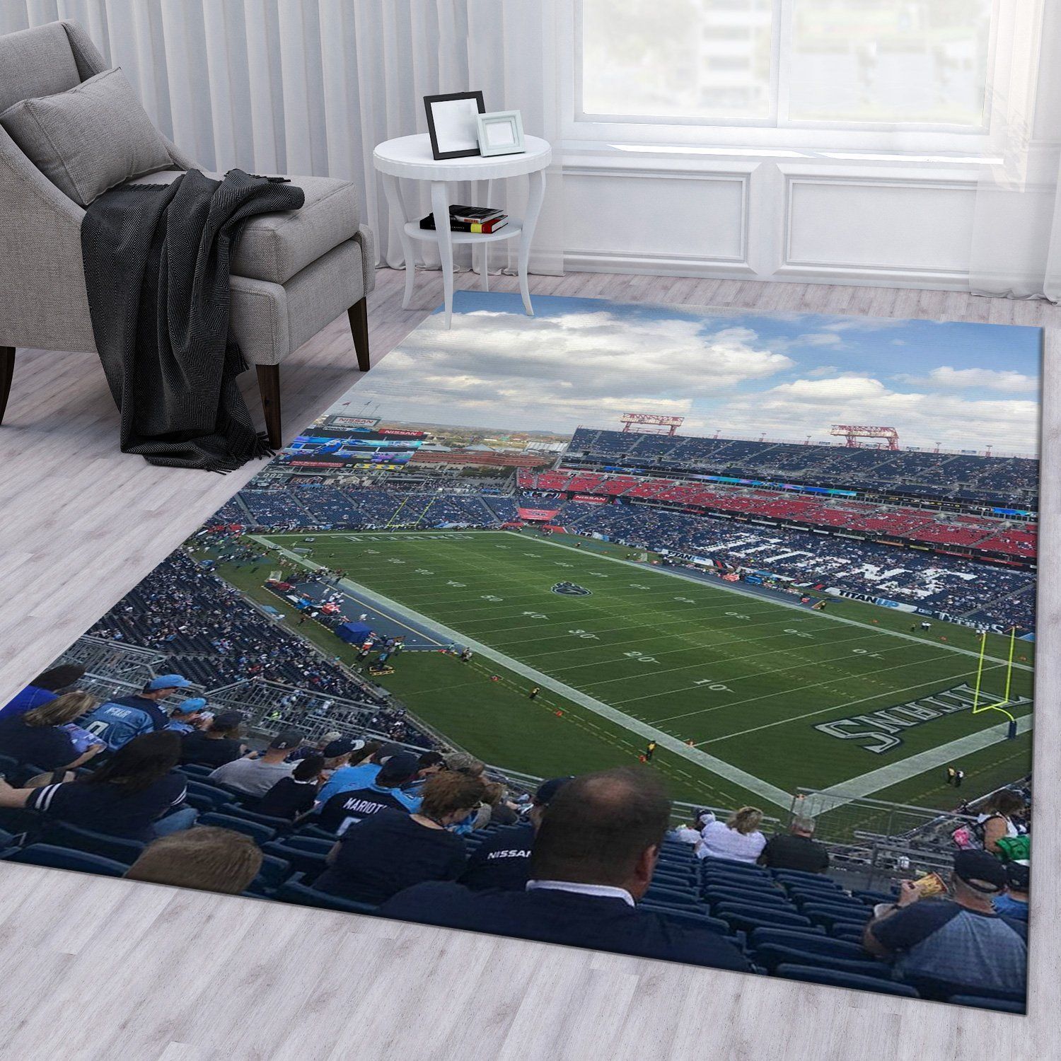 Nissan Stadium NFL Noel Gift Rug Bedroom Rug Home Decor Floor Decor - Indoor Outdoor Rugs