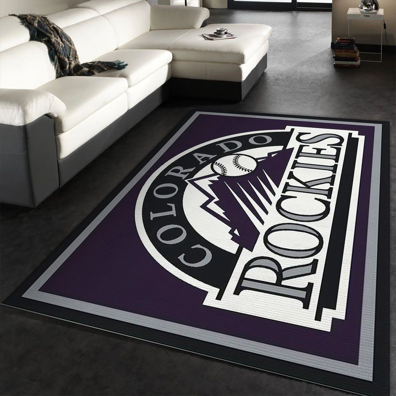 Colorado Rockies Imperial Spirit Rug MLB Area Rug, Kitchen Rug, Home Decor Floor Decor - Indoor Outdoor Rugs