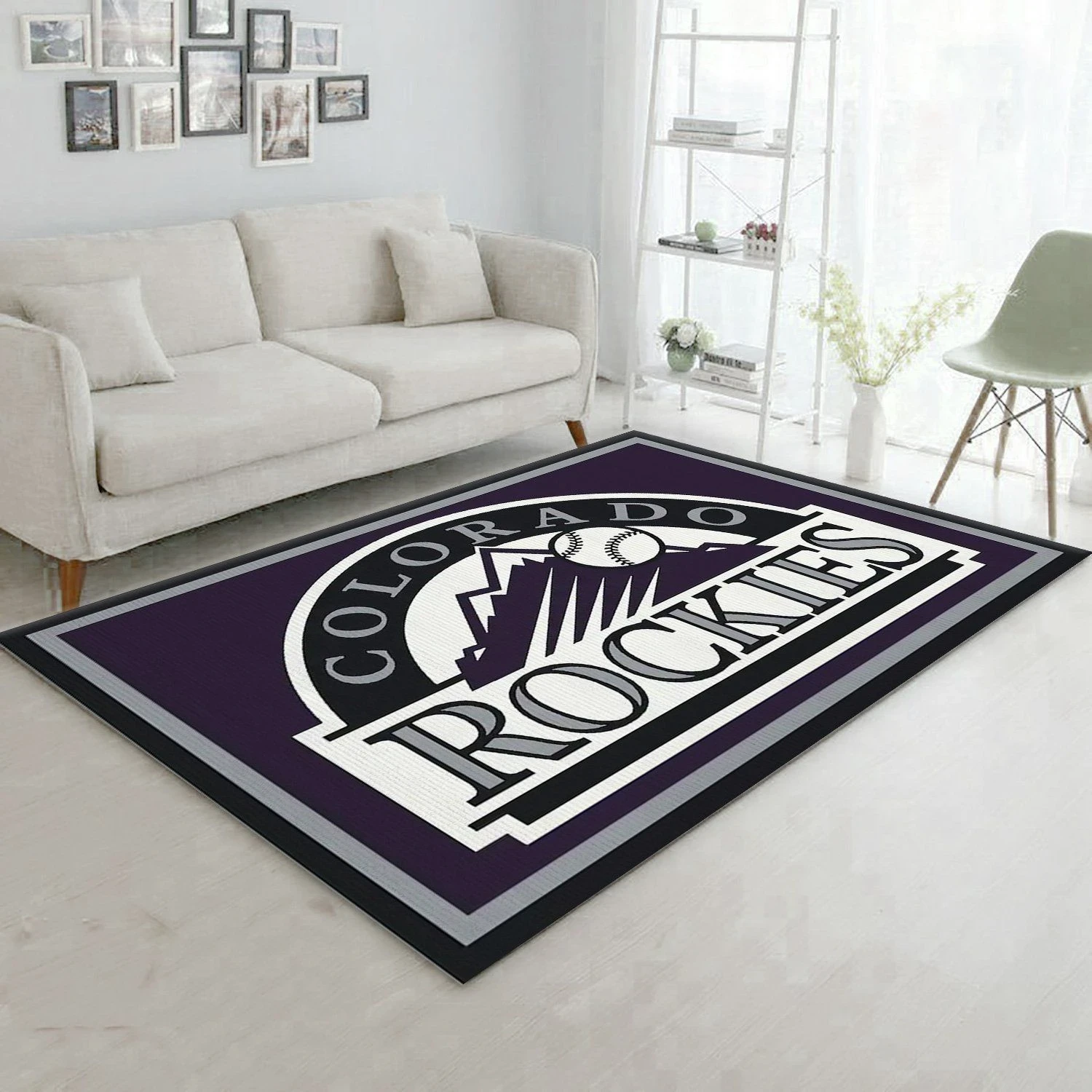 Colorado Rockies Imperial Spirit Rug MLB Area Rug, Kitchen Rug, Home Decor Floor Decor - Indoor Outdoor Rugs