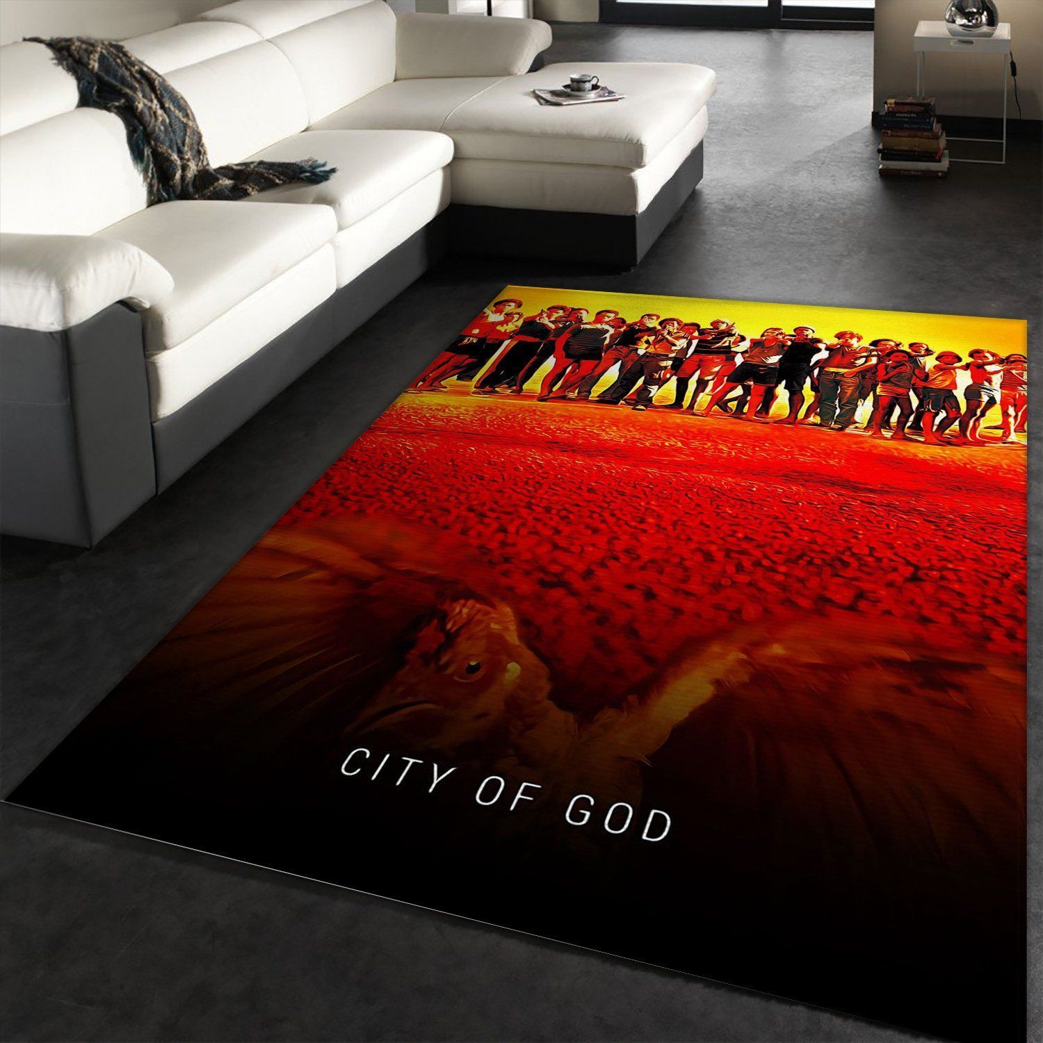 City Of God 2002 Rug Art Painting Movie Rugs US Gift Decor - Indoor Outdoor Rugs