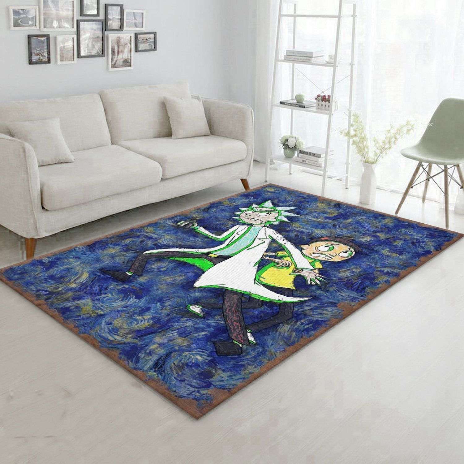 Rick And Morty Noel Gift Rug Living Room Rug Home Decor Floor Decor - Indoor Outdoor Rugs