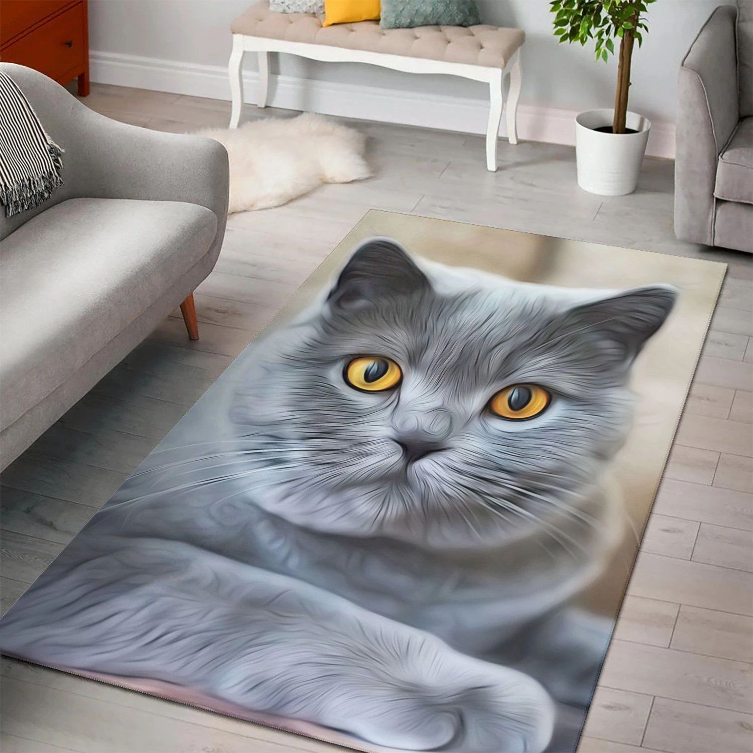 Chartreux  Area Rug ,  Room Rugs, Floor Decor Home Decor - Indoor Outdoor Rugs