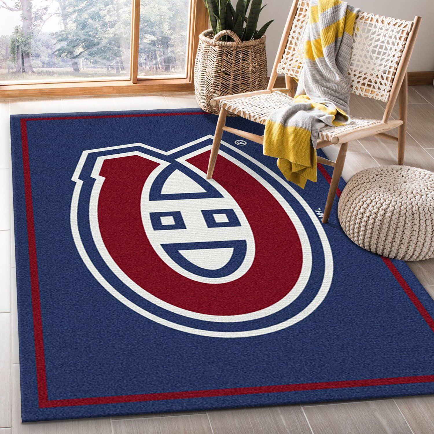 Nhl Spirit Montreal Canadians Area Rug Carpet, Kitchen Rug, Home Decor Floor Decor - Indoor Outdoor Rugs