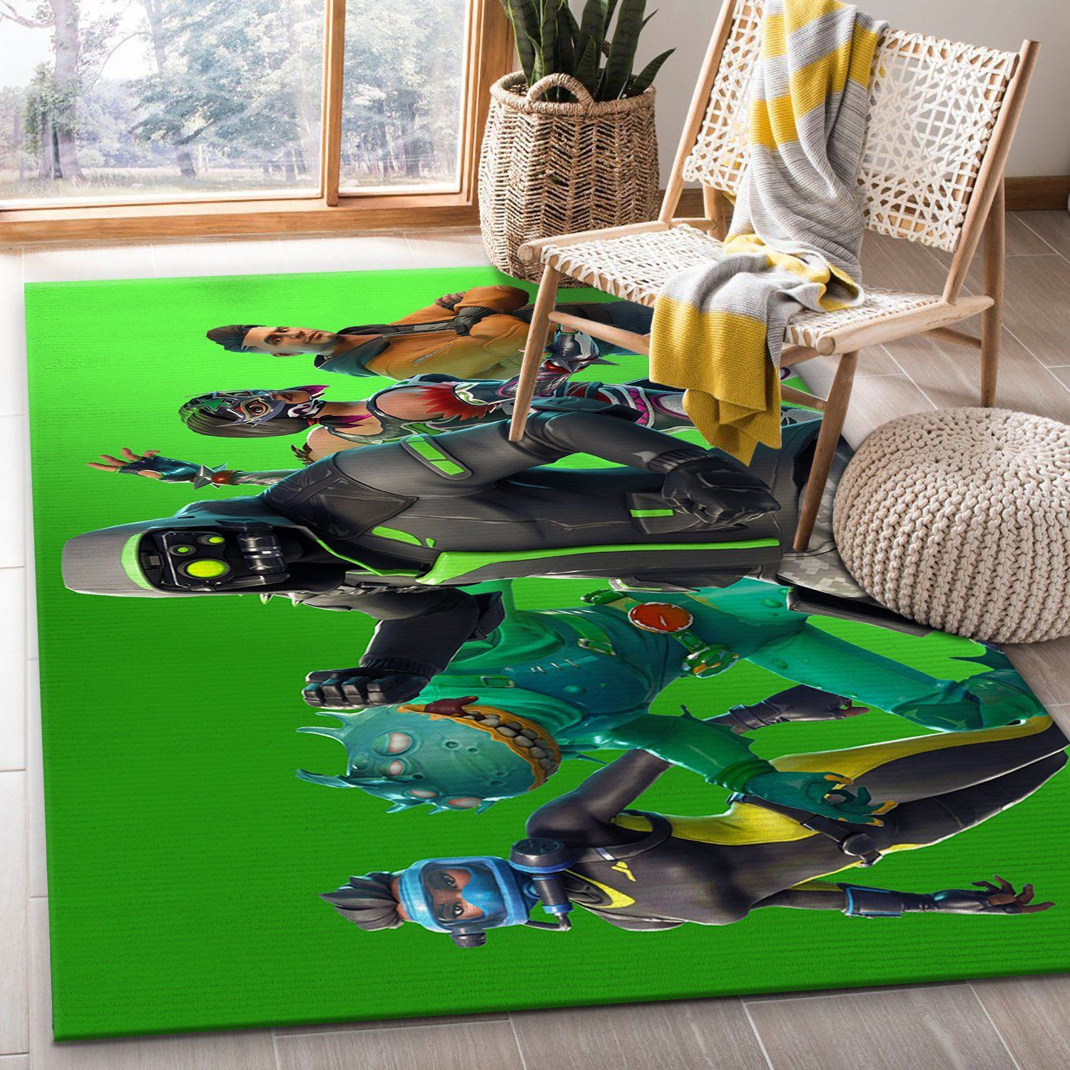 Fortnite Gaming Area Rug For Christmas Living Room Christmas Gift US Decor - Indoor Outdoor Rugs