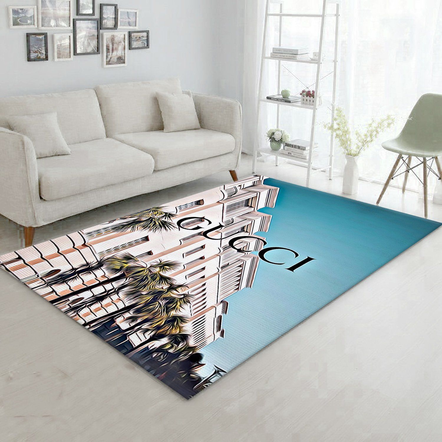 Gucci Modern Fashion Art Rug Living Room Rug US Gift Decor - Indoor Outdoor Rugs