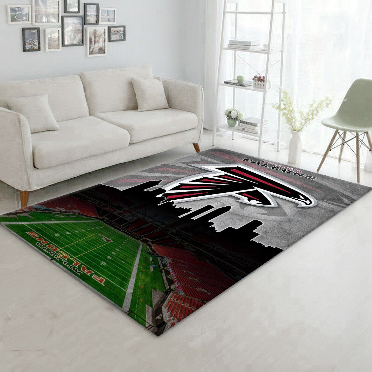 Atlanta Falcons Nfl Area Rug For Christmas Bedroom Rug US Gift Decor - Indoor Outdoor Rugs