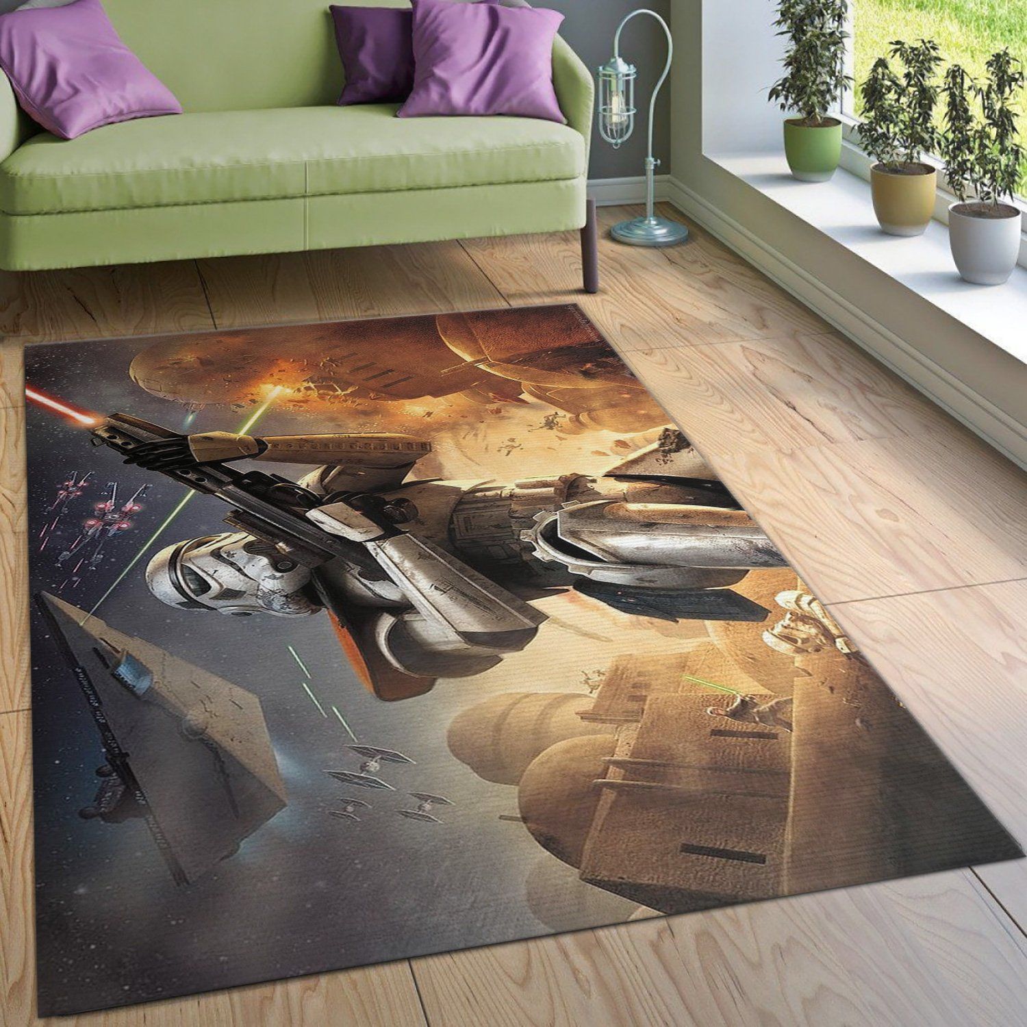 Star War Ver15 Noel Gift Rug Bedroom Rug Home Decor Floor Decor - Indoor Outdoor Rugs