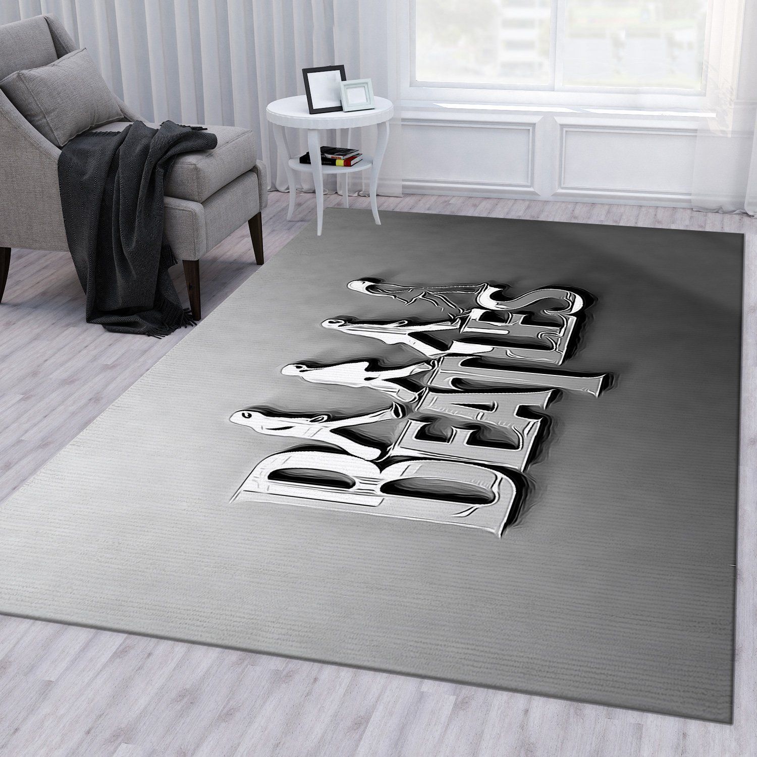 Beatles Logo Area Rug Living Room Rug Christmas Gift US Decor - Indoor Outdoor Rugs