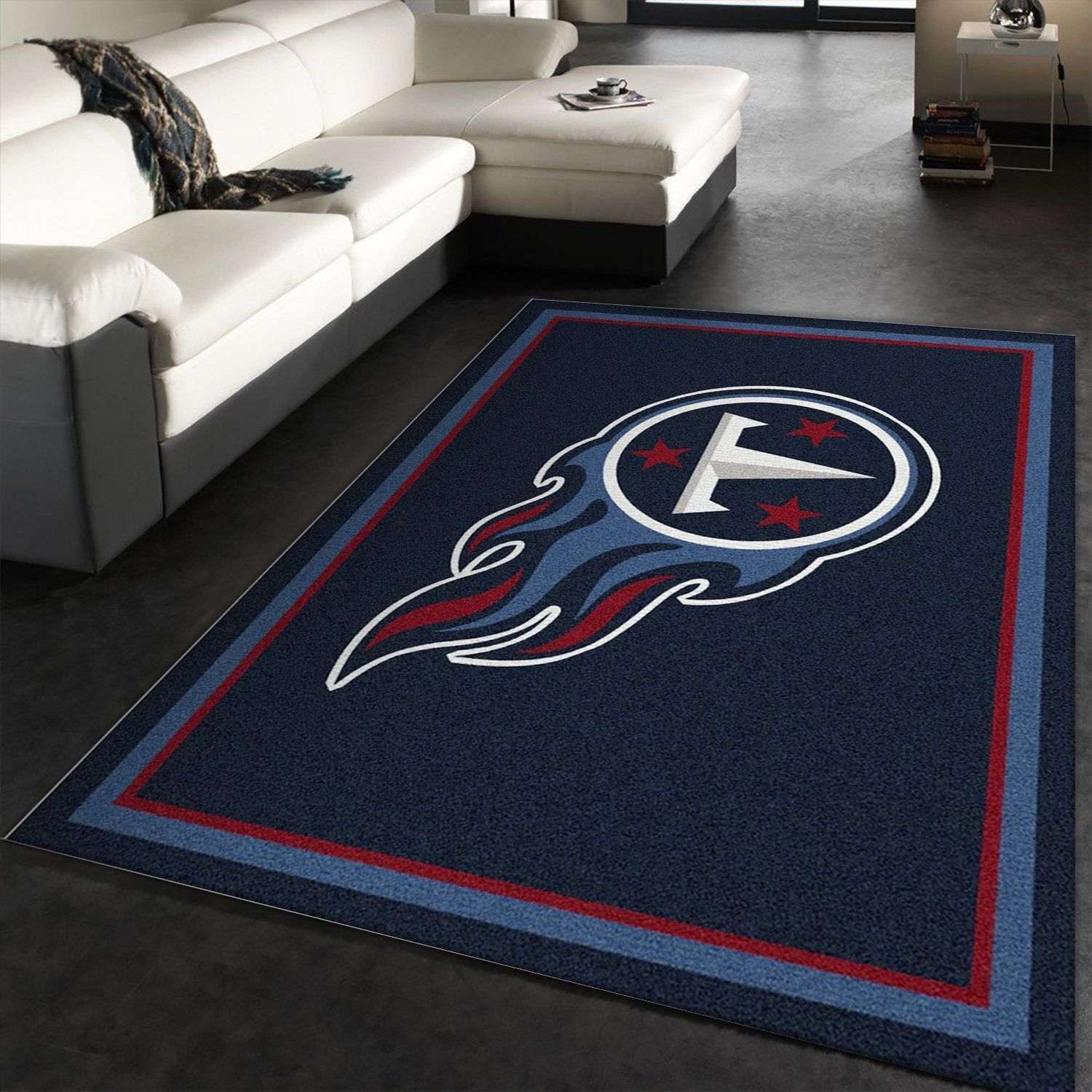 Tennessee Titans Imperial Spirit Rug NFL Area Rug Carpet, Kitchen Rug, US Gift Decor - Indoor Outdoor Rugs