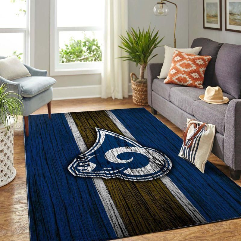 Los Angeles Rams Nfl Rug Room Carpet Sport Custom Area Floor Home Decor - Indoor Outdoor Rugs