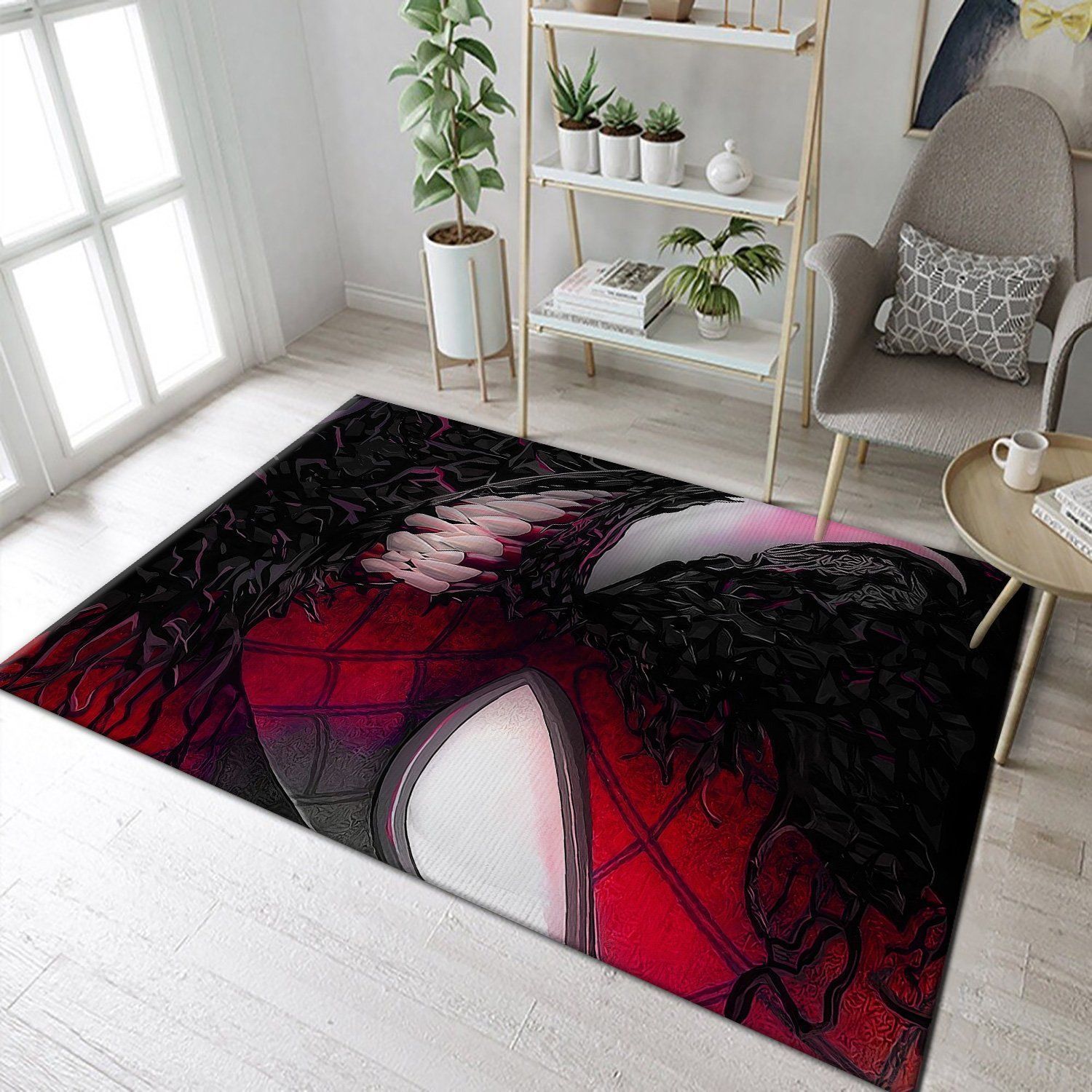 Spider Man Venom Marvel Movies Area Rugs Living Room Carpet Floor Decor The US Decor - Indoor Outdoor Rugs