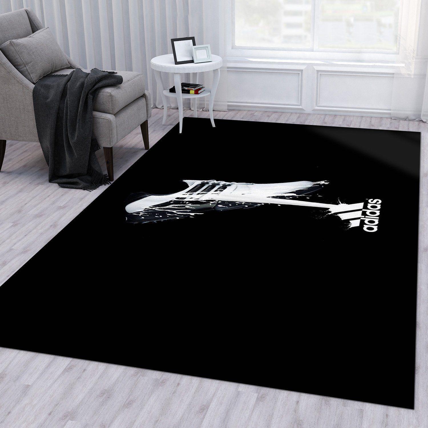 Adidas Area Rug Living Room Rug Christmas Gift US Decor - Indoor Outdoor Rugs