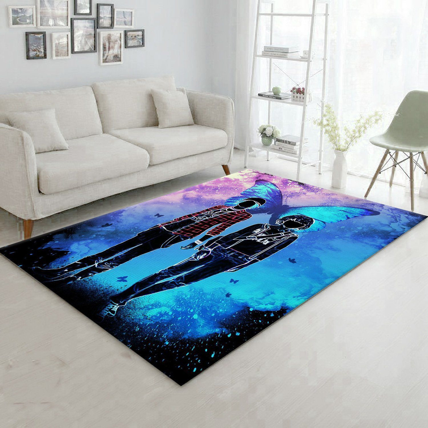 Butterfly Effect Soul Area Rug, Bedroom, Family Gift US Decor - Indoor Outdoor Rugs