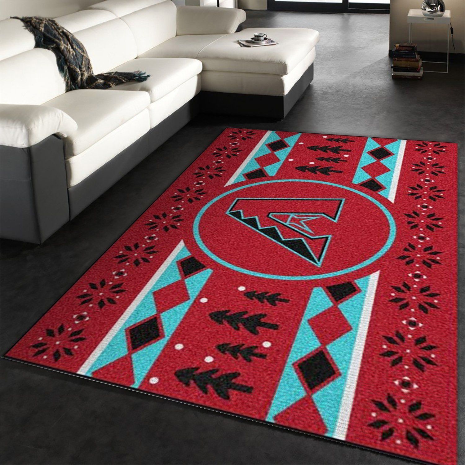 Arizona Diamondbacks Mlb Area Rug Carpet, Living Room Rug, Home US Decor - Indoor Outdoor Rugs