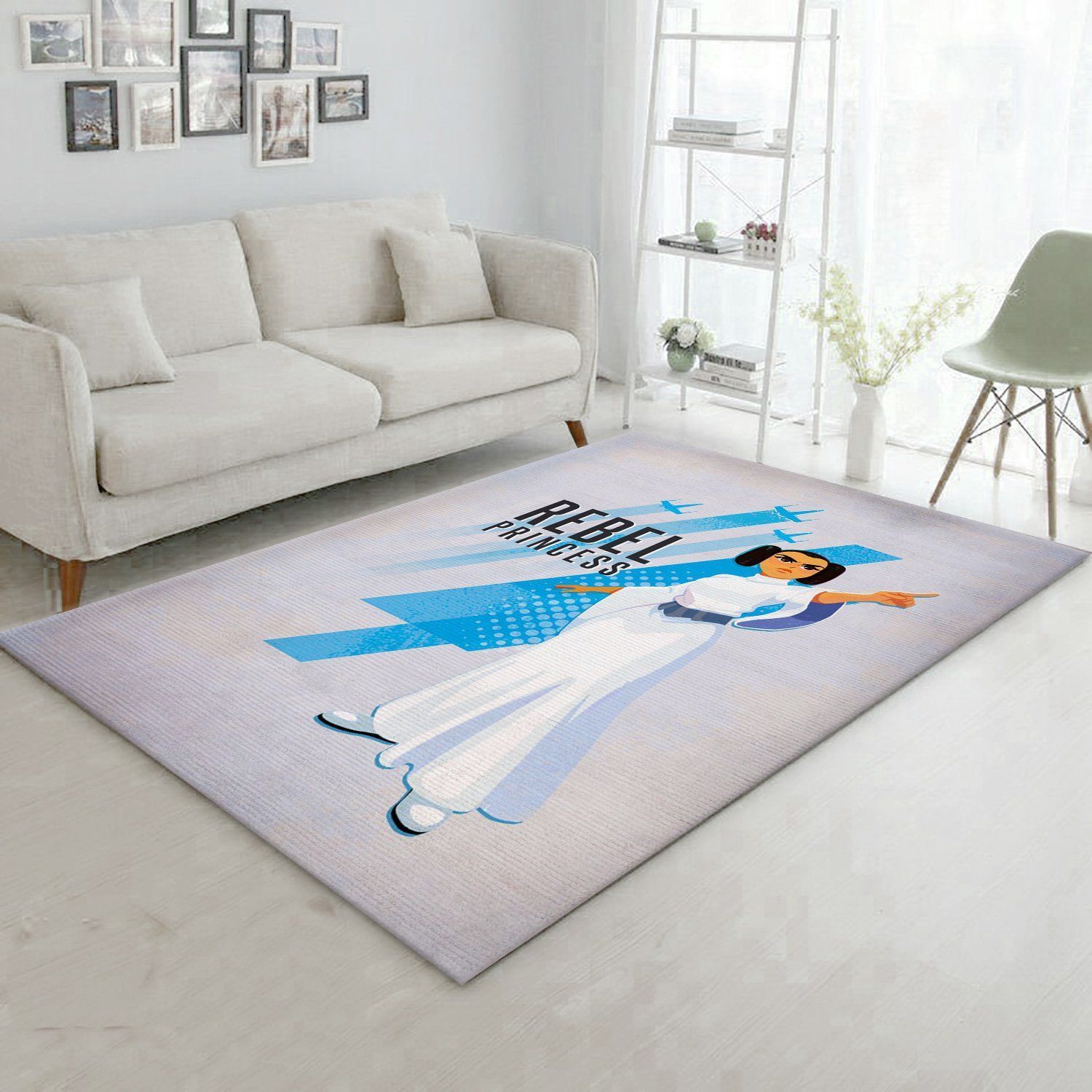 Princess Star Wars Movie Rug Star Wars Galaxy Of Adventures US Gift Decor - Indoor Outdoor Rugs