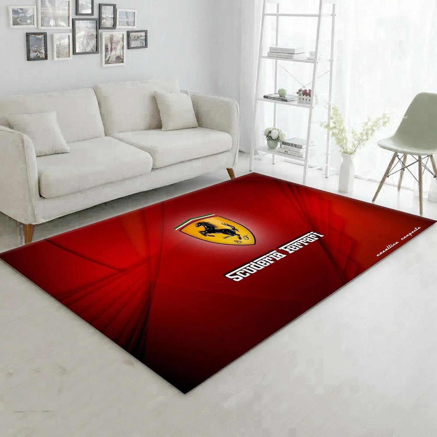 Ferrari Rug Bedroom Christmas Gift US Decor - Indoor Outdoor Rugs