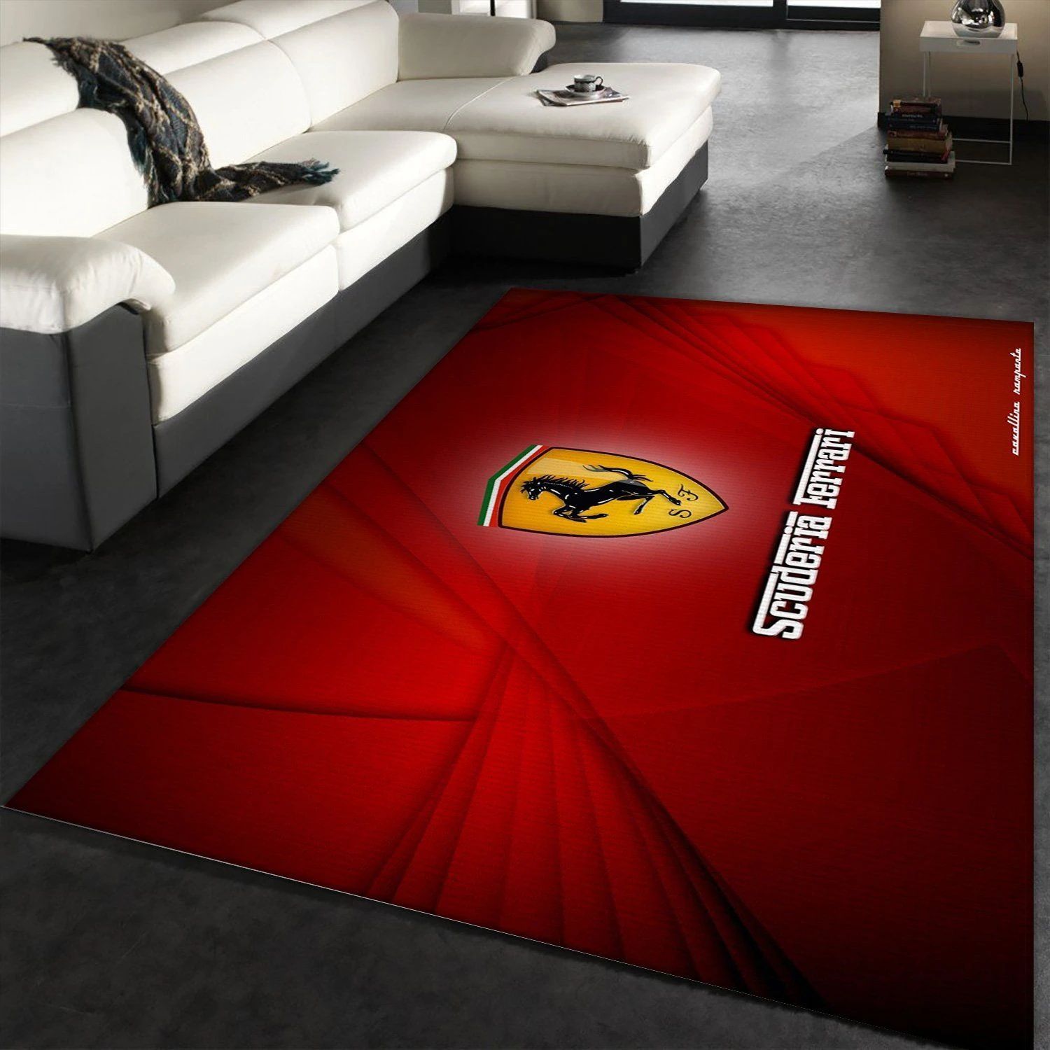 Ferrari Rug Bedroom Christmas Gift US Decor - Indoor Outdoor Rugs