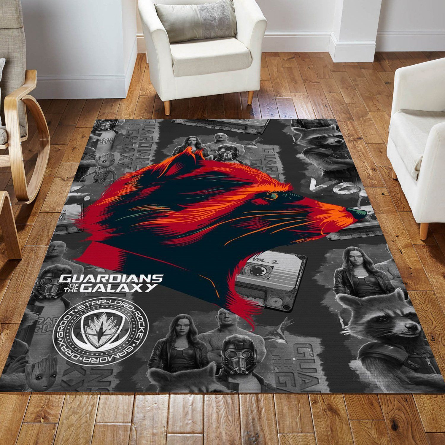 Rocket Area Rug Bedroom Rug US Gift Decor - Indoor Outdoor Rugs