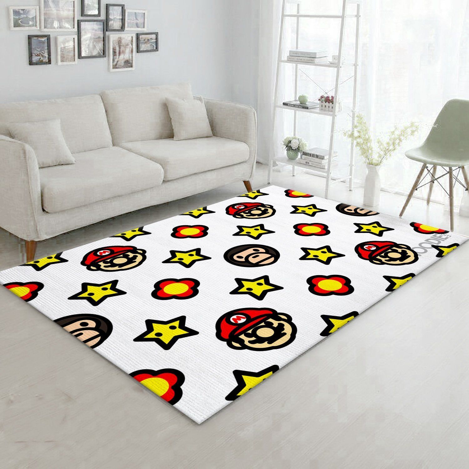 Bape Ver4 Area Rug Bedroom Rug Home Decor Floor Decor - Indoor Outdoor Rugs