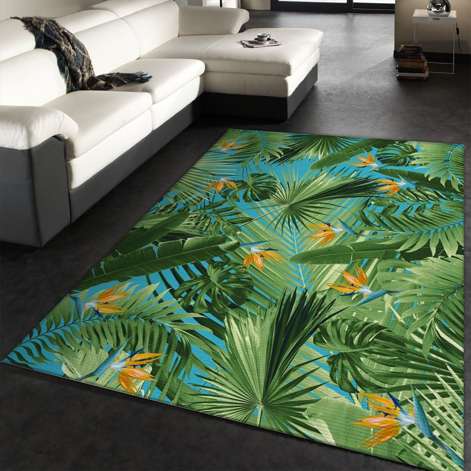 Bird Of Paradise Jungle 1 Area Rug Carpet, Living room and bedroom Rug, Home Decor Floor Decor - Indoor Outdoor Rugs