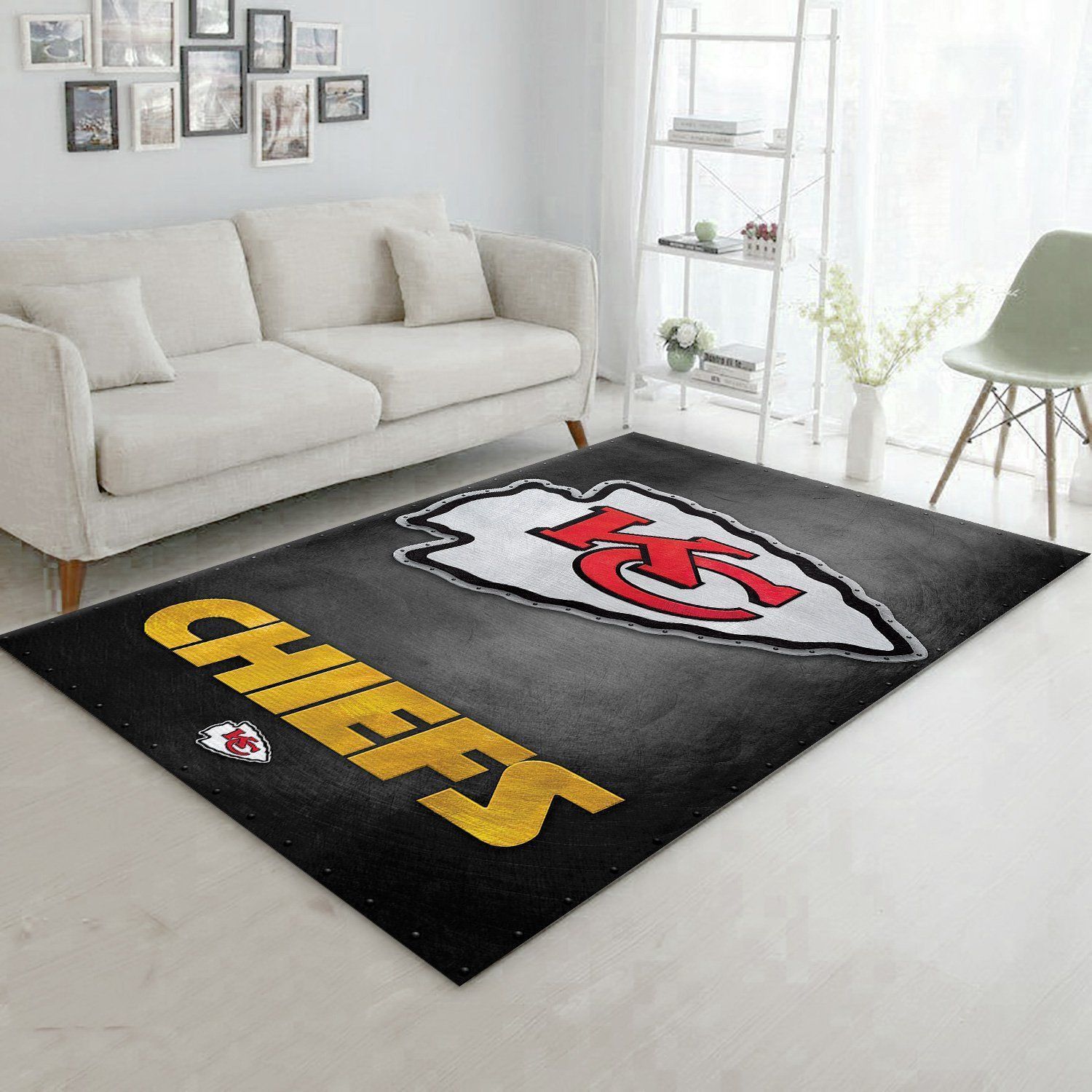 Kansas City Chiefs NFL Area Rug Rugs For Living Room Rug Home Decor - Indoor Outdoor Rugs