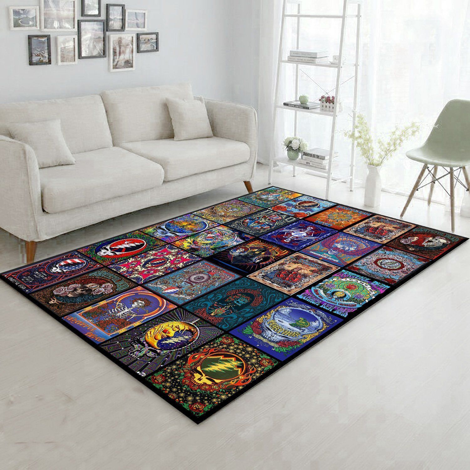 GRATEFUL DEAD HVT270506 Rug Floor Decor The US Decor - Indoor Outdoor Rugs