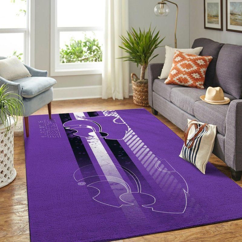 Kansas State Wildcats Ncaa Rug Room Carpet Sport Custom Area Floor Home Decor - Indoor Outdoor Rugs