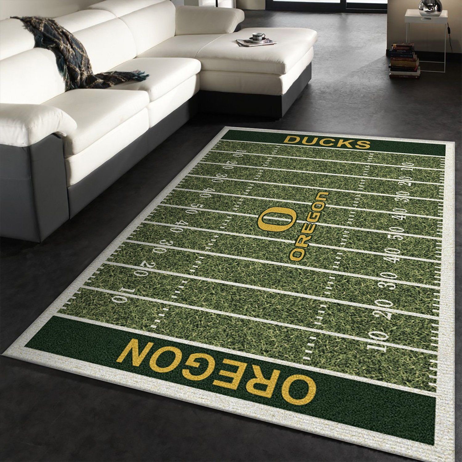 College Oregon NFL Team Logo Area Rug, Kitchen Rug, Christmas Gift US Decor - Indoor Outdoor Rugs