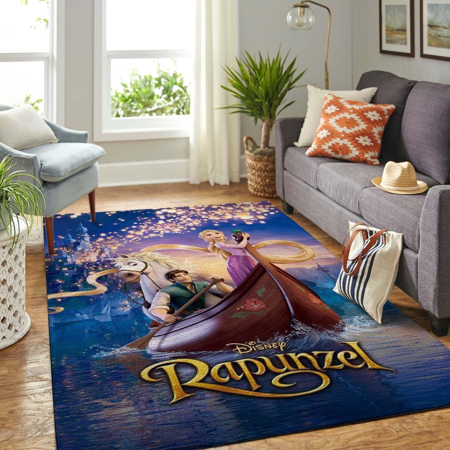 Rapunzel Disney Living Room Area Rug Carpet,  Kitchen Rug,  US Gift Decor - Indoor Outdoor Rugs