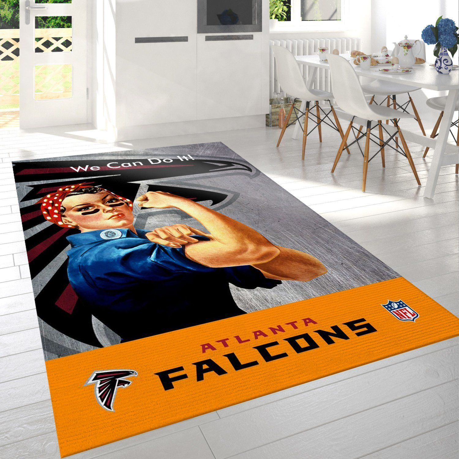 Atlanta Falcons Nfl Area Rug Living Room Rug Christmas Gift US Decor - Indoor Outdoor Rugs