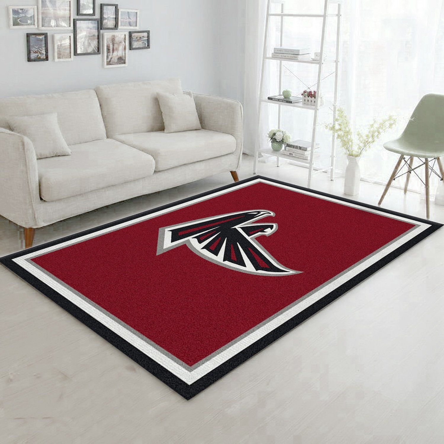 Atlanta Falcons Imperial Spirit Rug NFL Area Rug Carpet, Bedroom, US Gift Decor - Indoor Outdoor Rugs