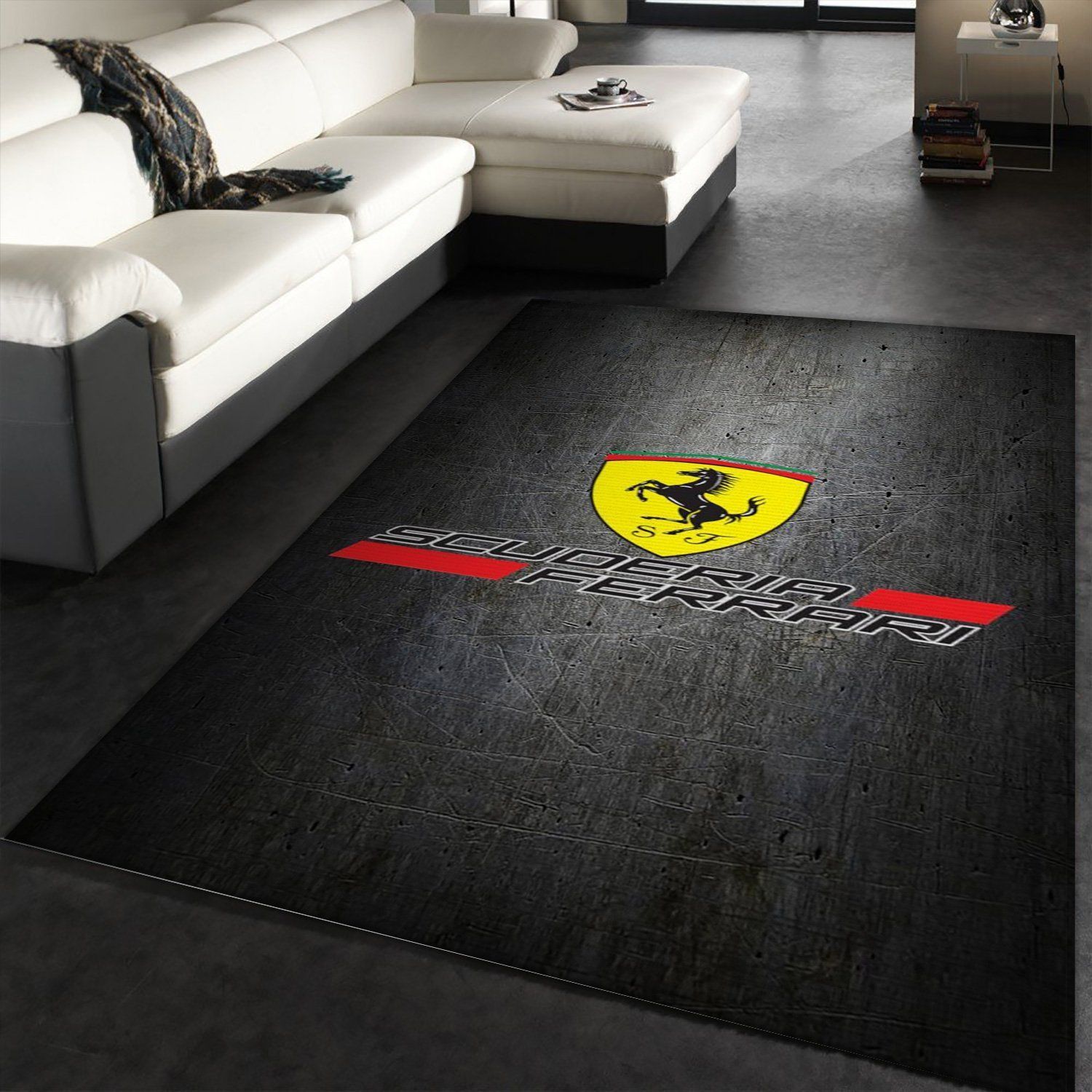 Ferrari Area Rug For Christmas Bedroom Home Decor Floor Decor - Indoor Outdoor Rugs