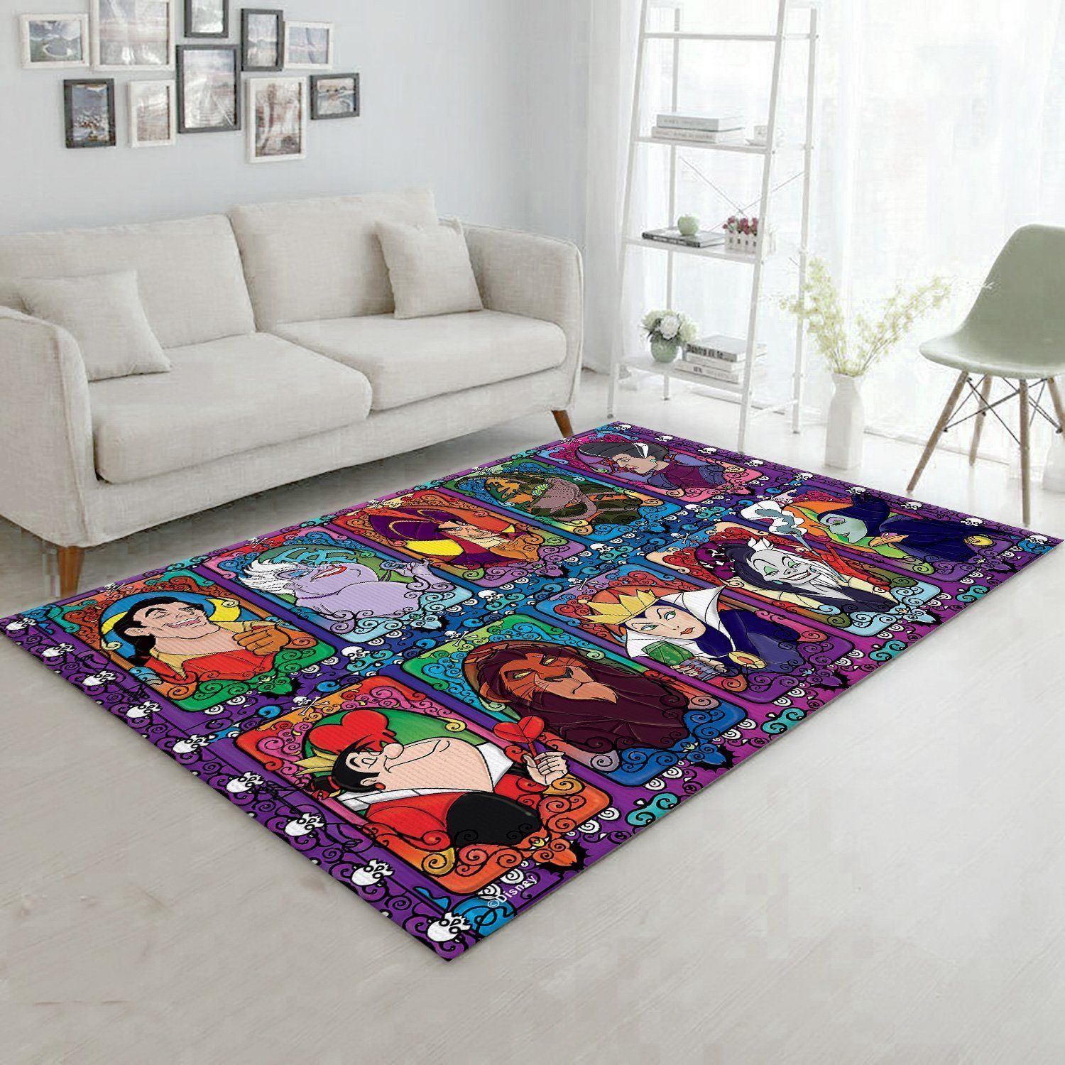 Disney Villains Area Rug - Indoor Outdoor Rugs