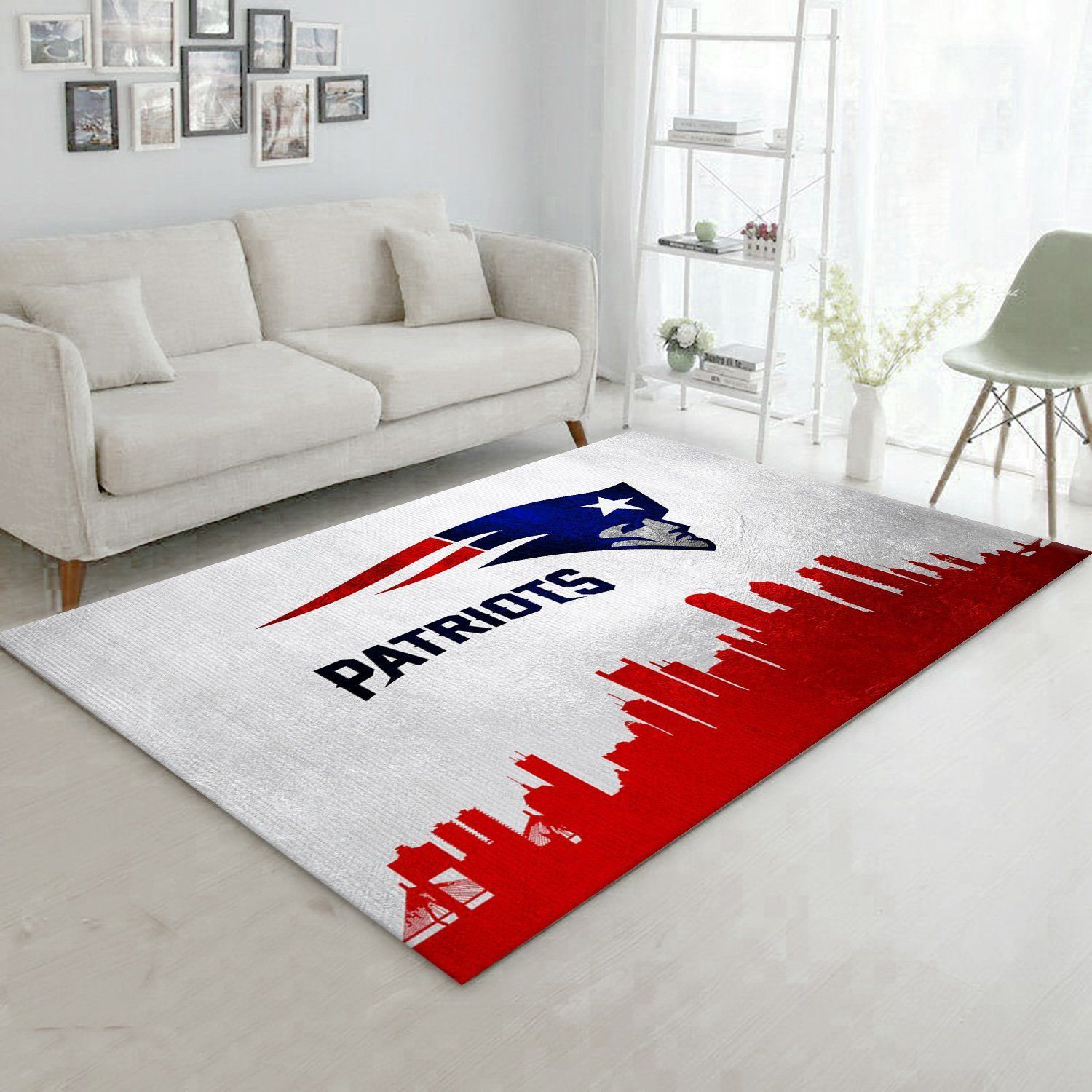 New England Patriots NFL Area Rug Carpet, Kitchen Rug, Christmas Gift US Decor - Indoor Outdoor Rugs