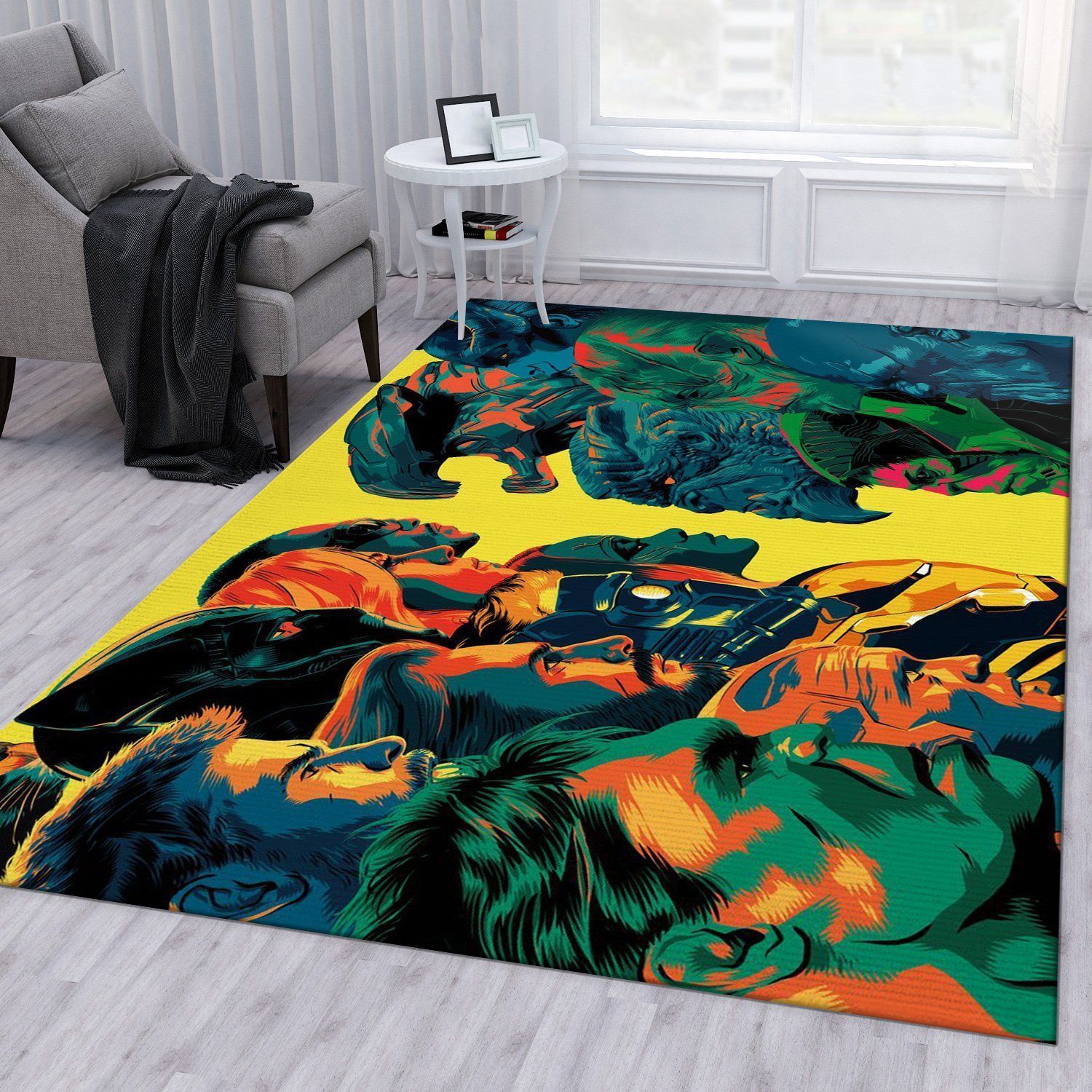 Good Guys Bad Guys Area Rug For Christmas Bedroom Rug Home US Decor - Indoor Outdoor Rugs