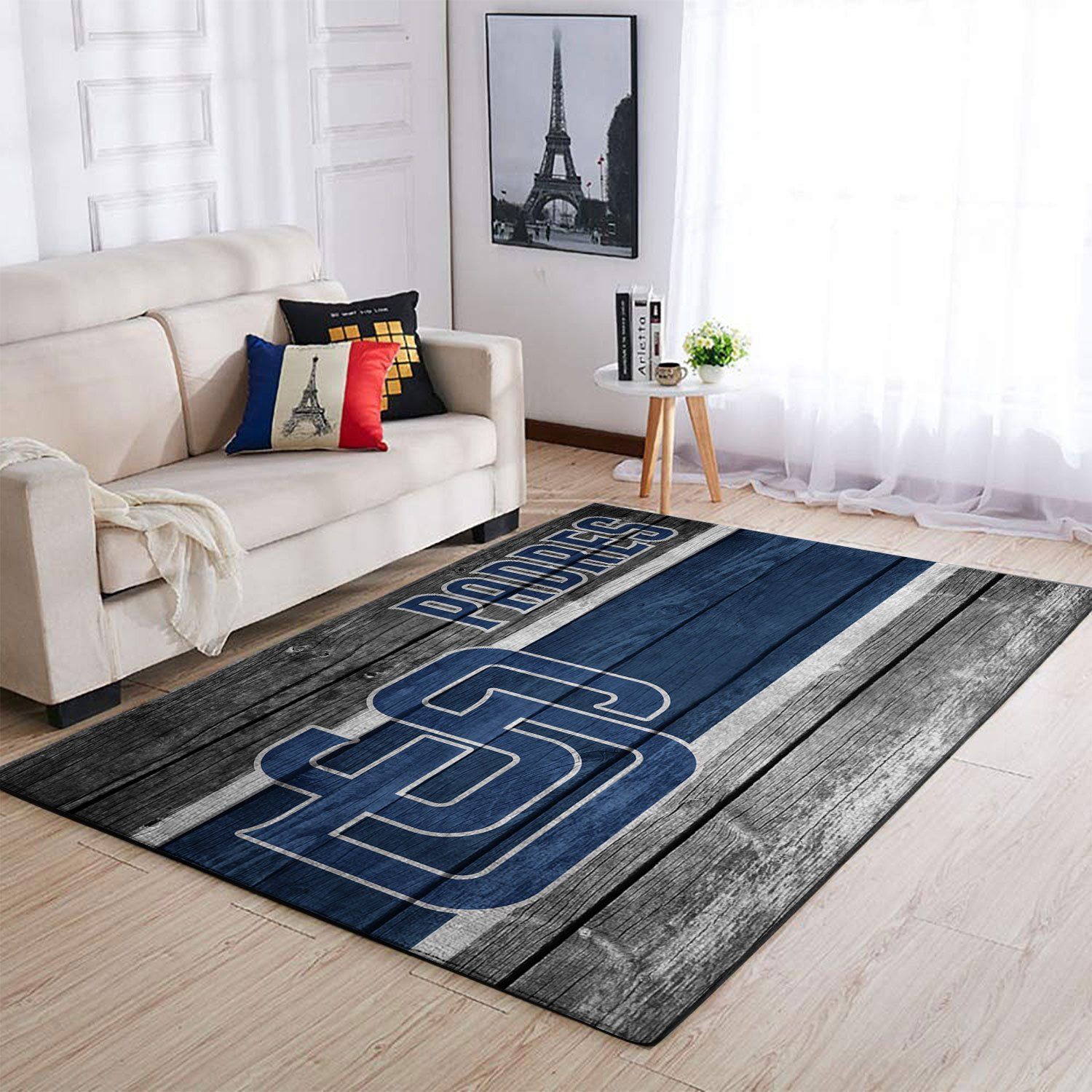 San Diego Padres Mlb Team Logo Wooden Style Style Nice Gift Home Decor Rectangle Area Rug - Indoor Outdoor Rugs