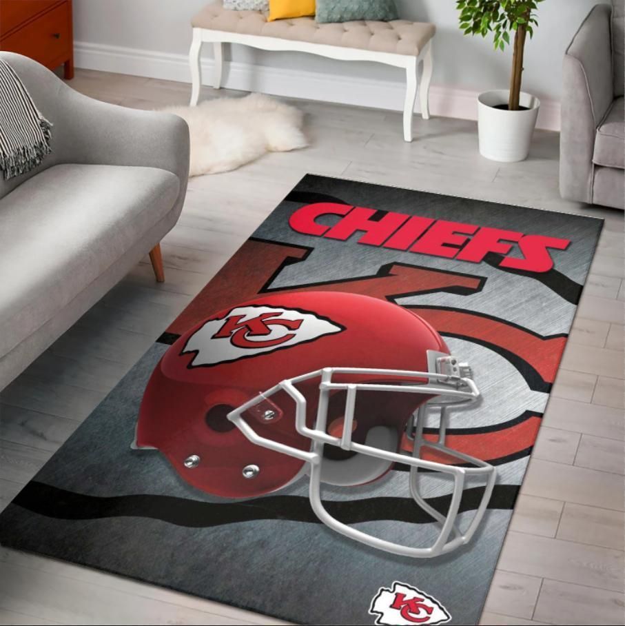 Nfl Team Kansas City Chiefs Home Decor Area Rug Rugs For Living Room Rug Home Decor - Indoor Outdoor Rugs