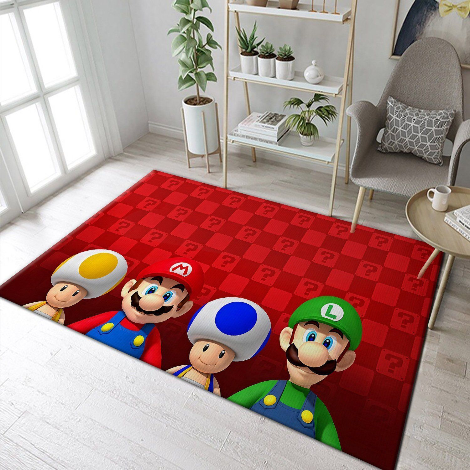 Super Mario Bros Area Rugs Living Room Carpet FN251135 Christmas Gift Floor Decor The US Decor - Indoor Outdoor Rugs