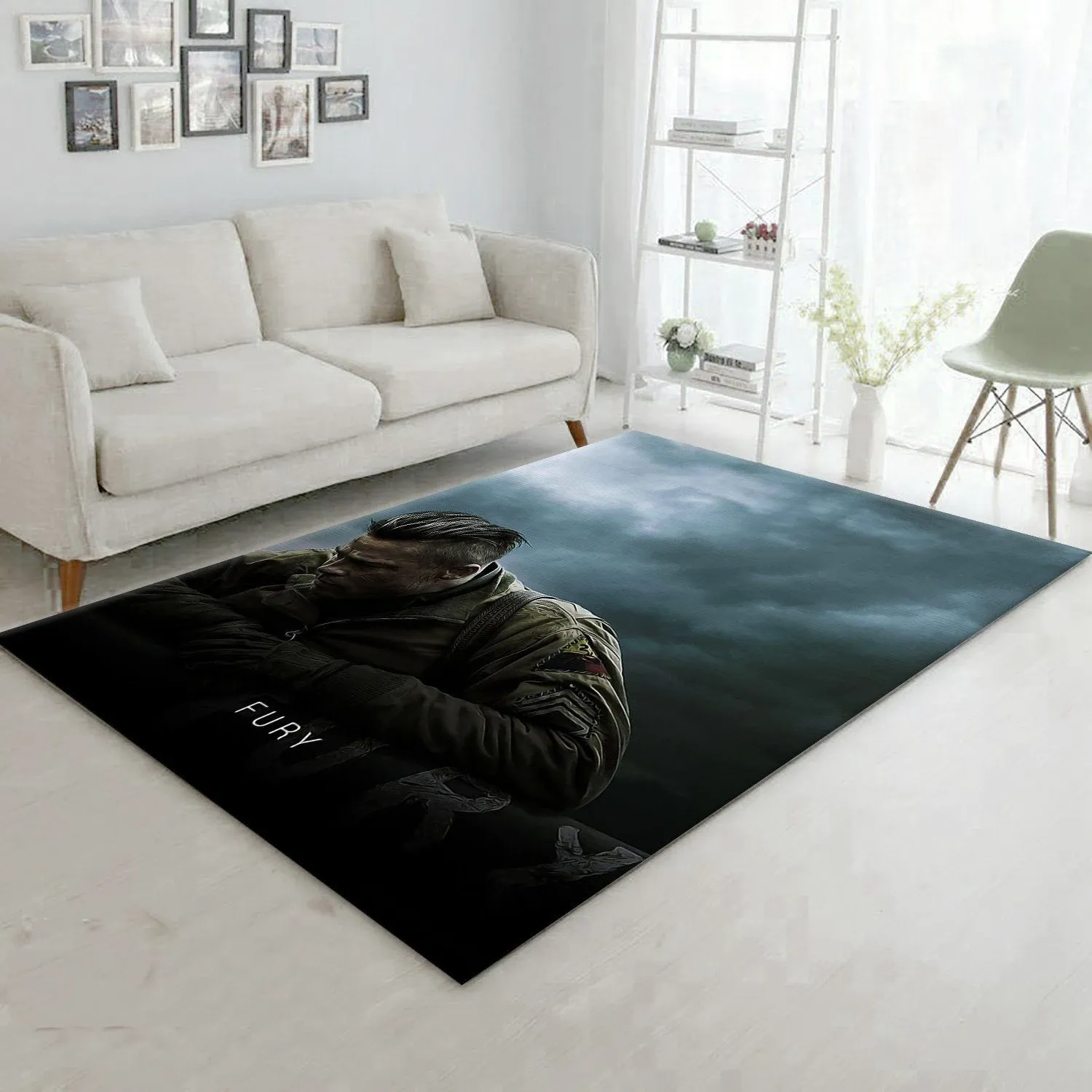 Fury 2014 Rug Art Painting Movie Rugs Home US Decor - Indoor Outdoor Rugs