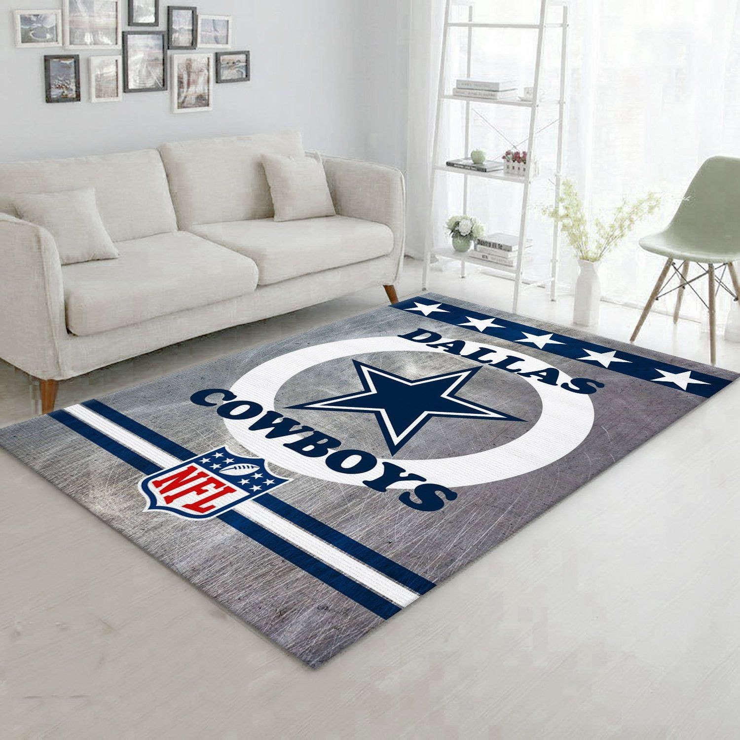 Dallas Cowboys Nfl Football Team Area Rug For Gift Living Room Rug Home Decor Floor Decor - Indoor Outdoor Rugs