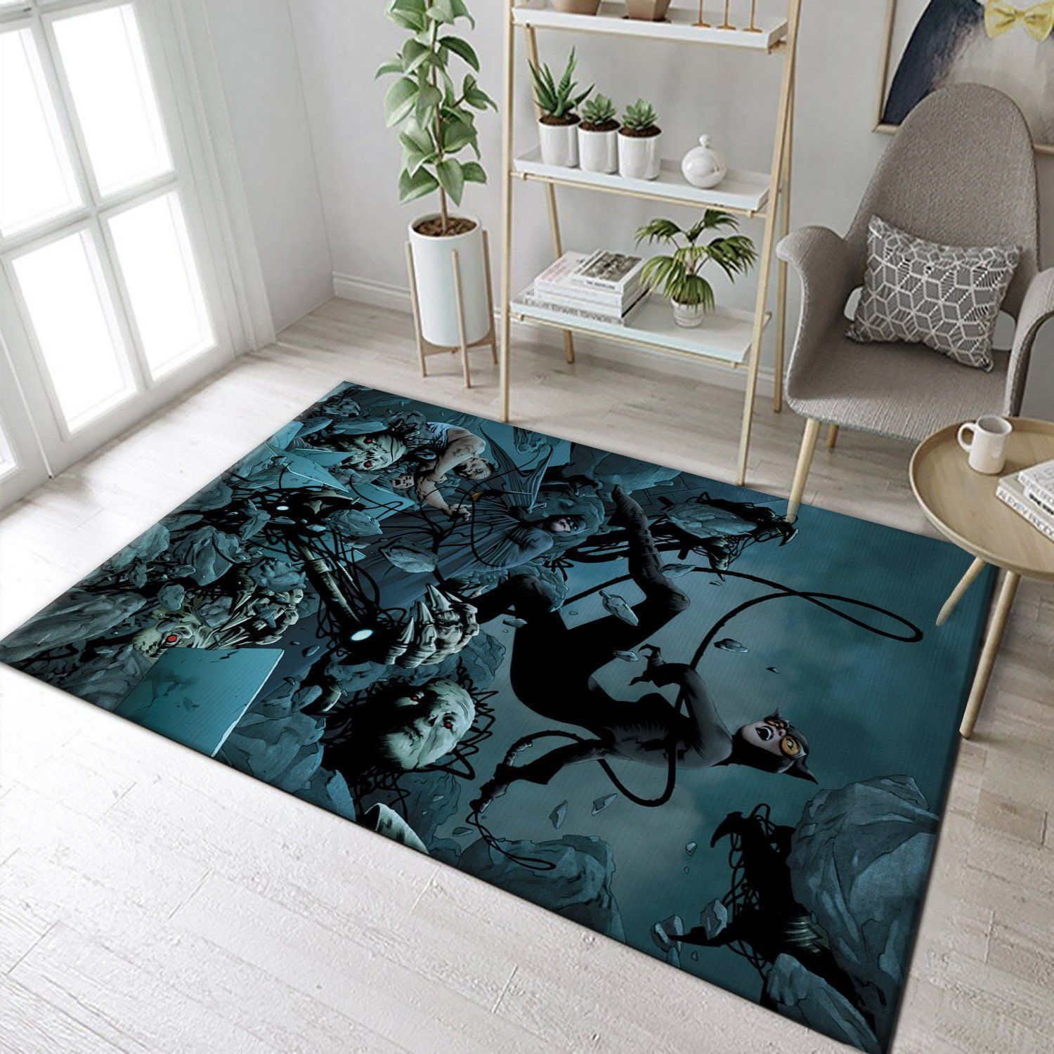 Catwoman By Jae Lee DC Comics Area Rug, Kitchen Rug, Home Decor Floor Decor - Indoor Outdoor Rugs