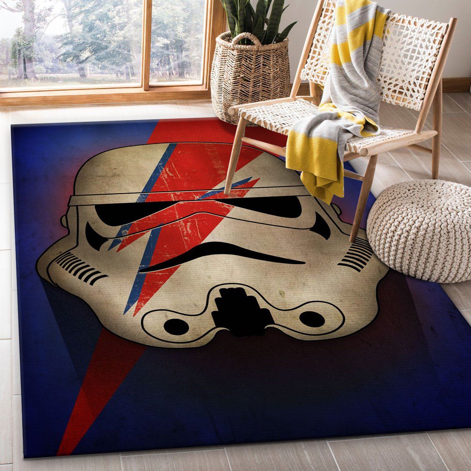 Ziggy Star War Area Rug, Bedroom Rug, Home US Decor - Indoor Outdoor Rugs