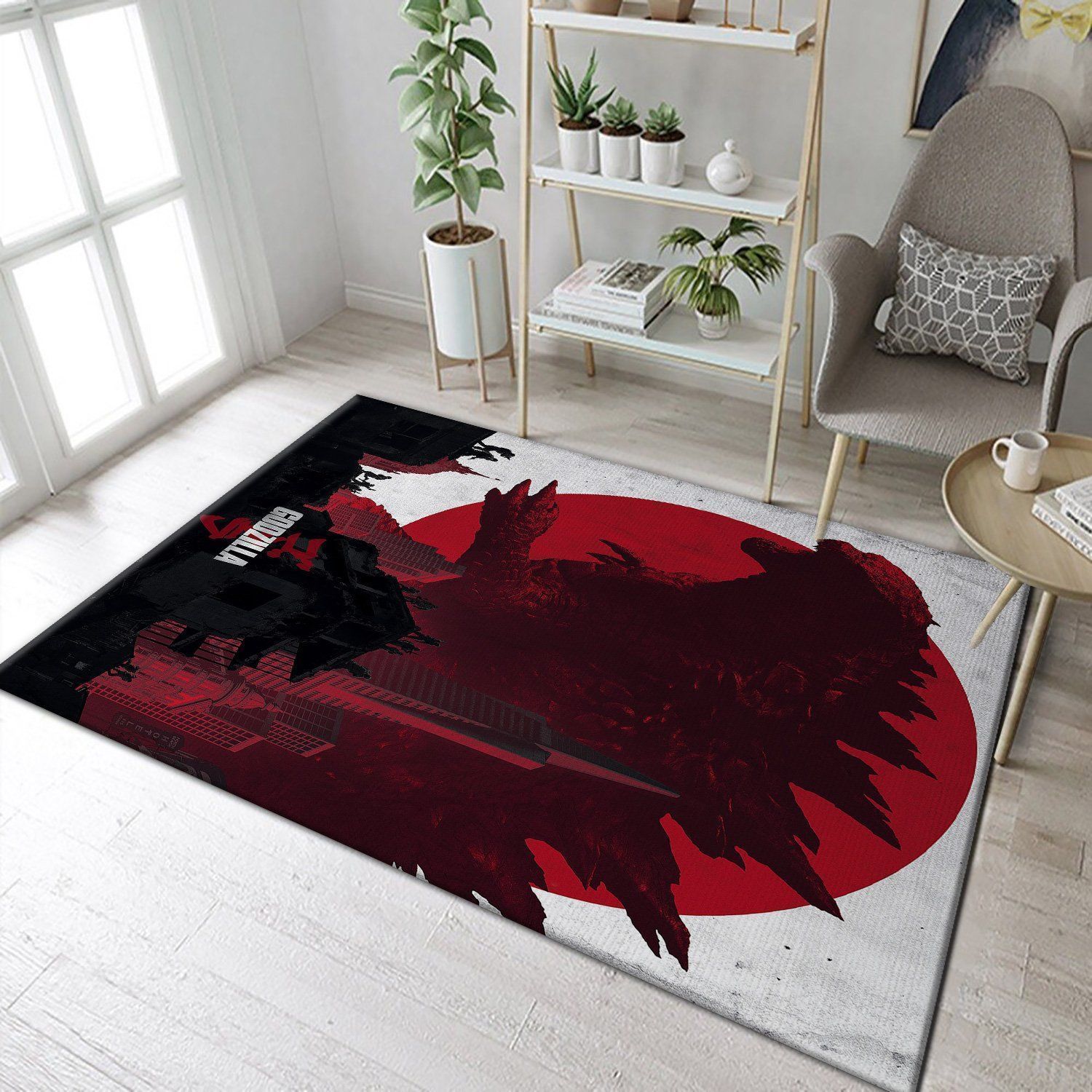 Godzilla Area Rug Christmas Gift Movie Carpet Floor Decor 05 The US Decor - Indoor Outdoor Rugs