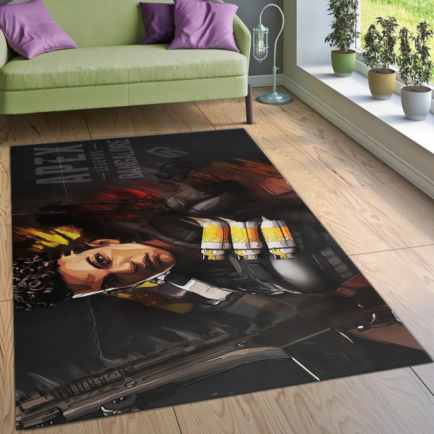 Apex Legends Bangalore Area Rug Bedroom Rug Christmas Gift US Decor - Indoor Outdoor Rugs