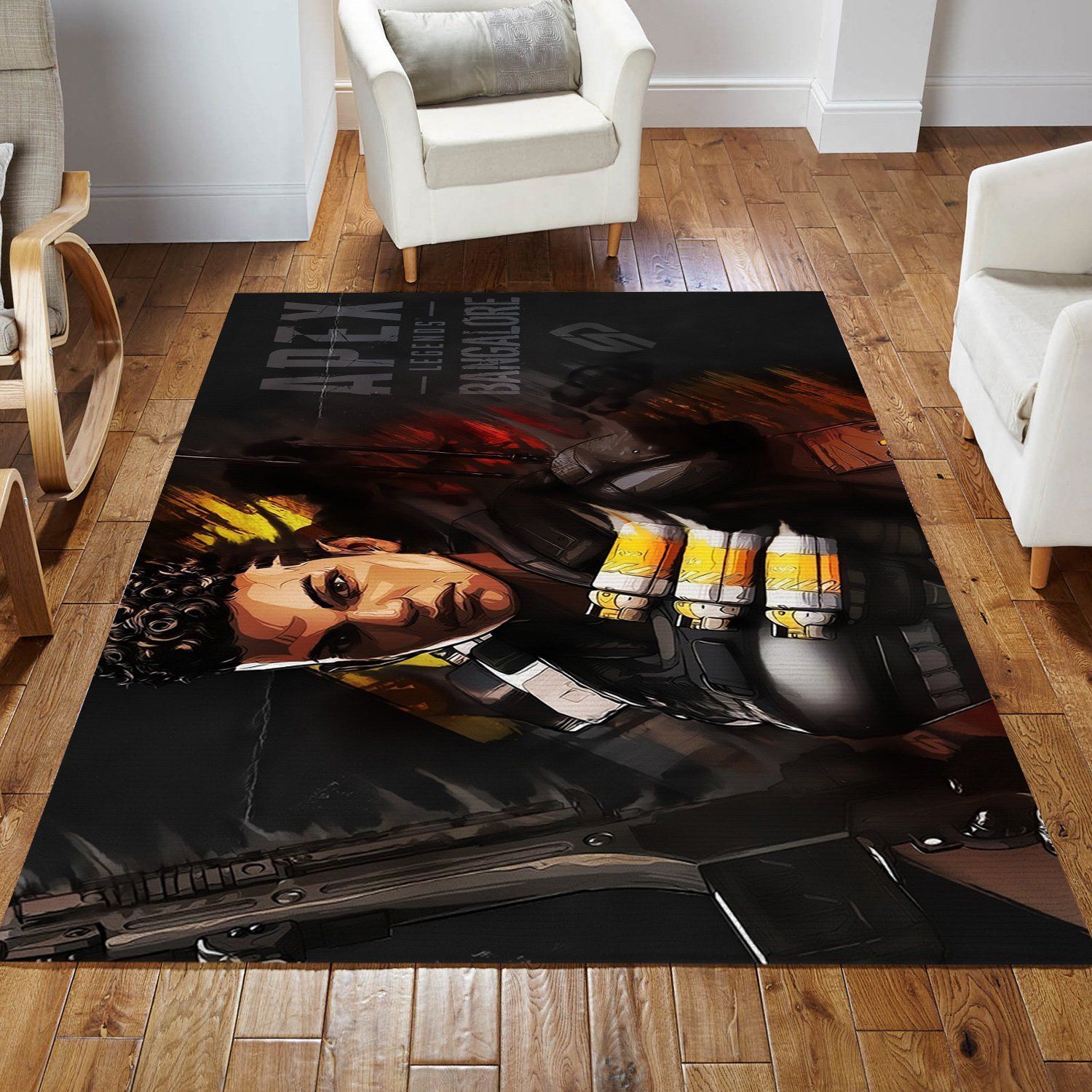 Apex Legends Bangalore Area Rug Bedroom Rug Christmas Gift US Decor - Indoor Outdoor Rugs