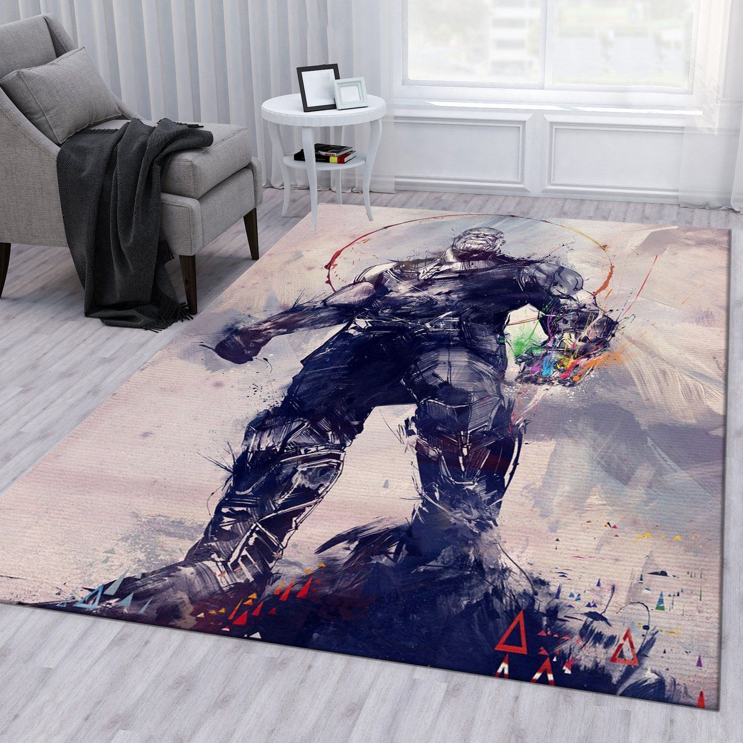 Infinity Gauntlet Rug Living Room Rug US Gift Decor - Indoor Outdoor Rugs