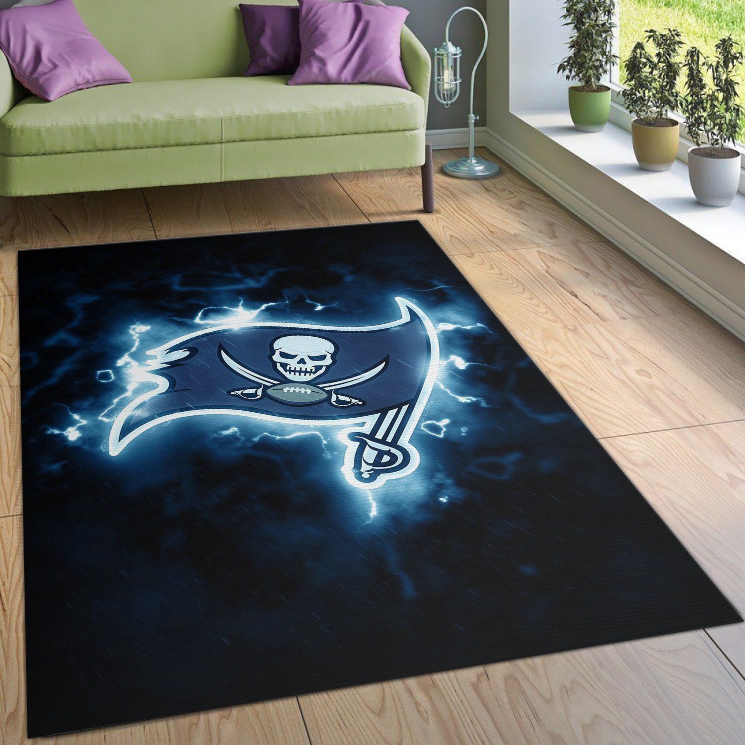 Tampa Bay Buccaneers NFL Rug Living Room Rug Home Decor Floor Decor - Indoor Outdoor Rugs