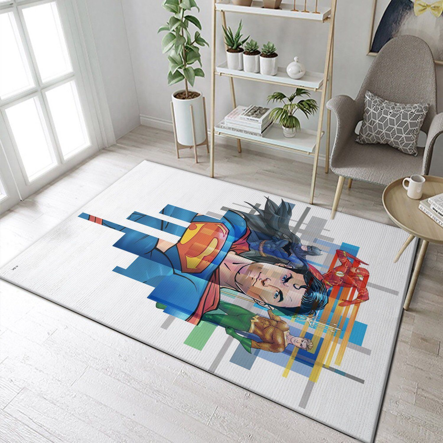 Superhero Meetup Movie Area Rug, Kitchen Rug, Home US Decor - Indoor Outdoor Rugs